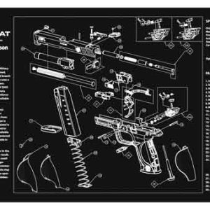 TEKMAT ARMORERS BENCH MAT - 11"x17" S&W M&P PISTOL