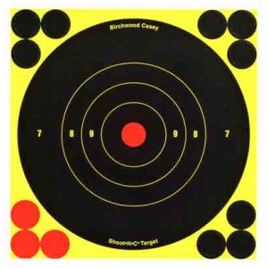 B/C TARGET SHOOT-N-C 6" - BULL'S-EYE 12 TARGETS