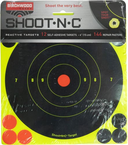 B/C TARGET SHOOT-N-C 6" - BULL'S-EYE 12 TARGETS - Image 2