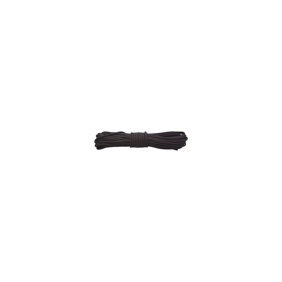 RED ROCK 550 PARACHUTE CORD - 50 FEET BLACK - Image 2