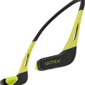 ULTRX WAVE BANDED EAR PLUGS - GRAY/YELLOW 22db