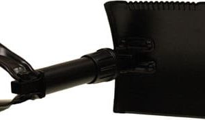 RED ROCK MILITARY TRI-FOLD - SHOVEL W/ CASE 23" OPEN BLACK