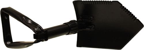 RED ROCK MILITARY TRI-FOLD - SHOVEL W/ CASE 23" OPEN BLACK