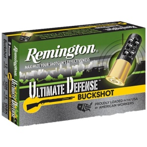 REMINGTON ULTIMATE DEFENSE - 12GA 3" 00 BUCK 5RD 20BX/CS