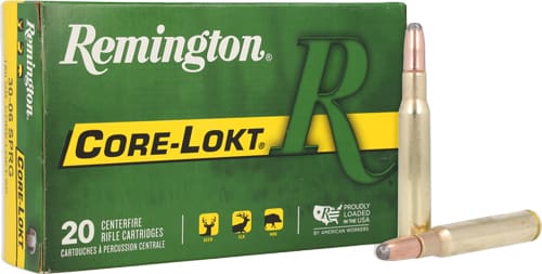 REMINGTON 30-06 180GR - CORE-LOKT SP 20RD 10BX/CS