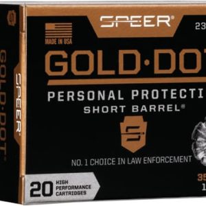 SPEER GOLD DOT 357 MAG 135GR - GDHP SHORT BARREL 20RD 10BX/CS