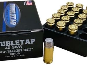 DOUBLETAP 40&W 200GR WFNGC - HARDCAST SOLID 20RD 50BX/CS
