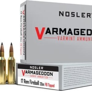NOSLER VARMAGEDDON 17 REM FB - 20GR FBT 20RD 20BX/CS