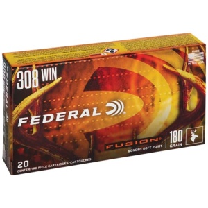 FEDERAL FUSION 308 WIN - 180GR FUSION 20RD 10BX/CS