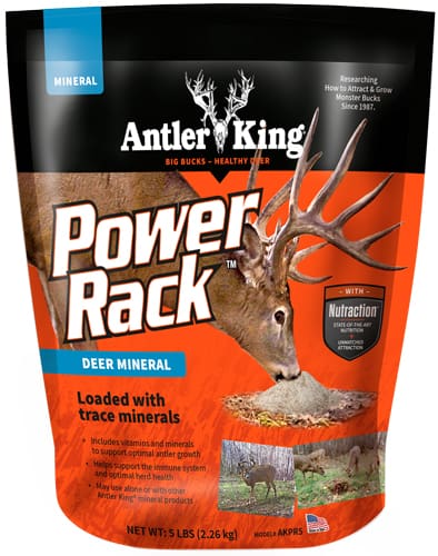 ANTLER KING POWER RACK - DEER MINERAL 5# BAG
