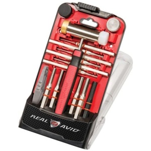 REAL AVID ACCU-PUNCH HAMMER - AND PUNCHES 10 PIN PUNCHES