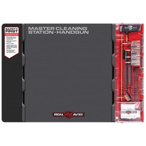 REAL AVID MASTER CLEANING STAT - HANDGUN CLEANING KIT & MAT