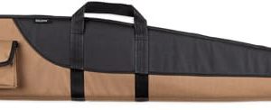 BULLDOG SUPERIOR RIFLE CASE - 44" BLK W/ TAN ACCES POCKET