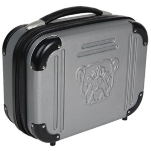 BULLDOG POLYCARBONATE PISTOL - CASE W/ TSA COMO LOCK GREY 9"