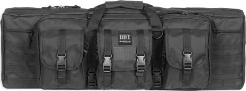 BULLDOG 36" SINGLE TACTICAL CS - 3 LARGE ACCESS POCKETS BLACK