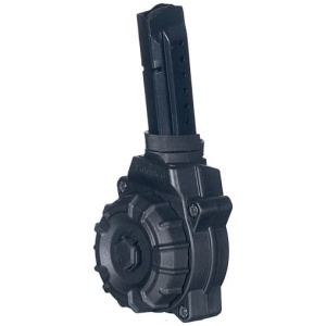 PRO MAG MAGAZINE FOR GLOCK 17 - 19 9MM 30RD DRUM BLACK POLYMER