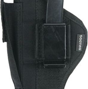BULLDOG EXTREME SIDE HOLSTER - BLACK W/MAG POUCH PD JUDGE