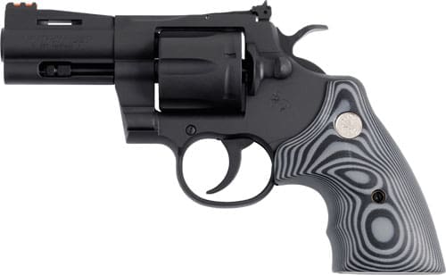 COLT PYTHON 357MAG 3" 6RD - MATTE BLUED BLACK G10 GRIPS