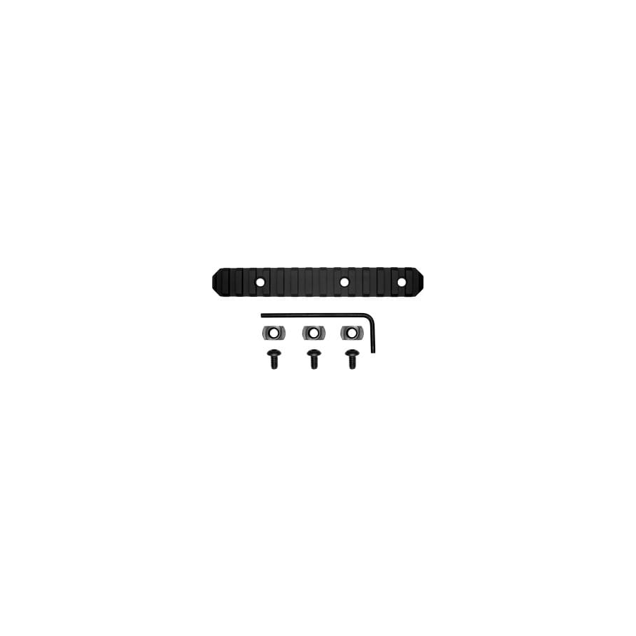 GROVTEC RAIL SECTION M-LOK - 6" 15 SLOT ALUMINUM BLACK - Image 2