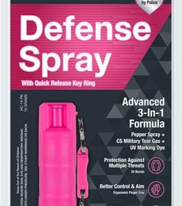 SABRE 3-N-1 SPRAY PINK HARD - CASE WITH QR RING 15GR