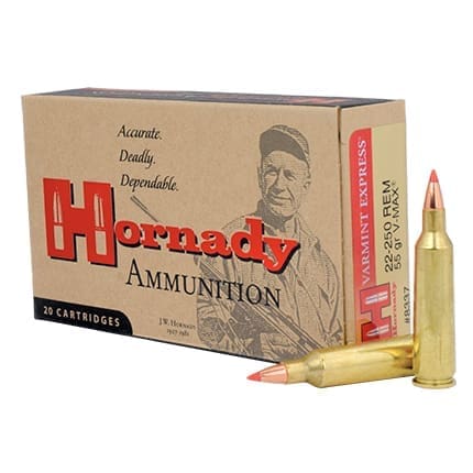 HORNADY VX 22-250REM 55GR