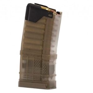 LANCER MAGAZINE L5AWM AR-15 - 5.56X45 20RD TRANS DARK EARTH