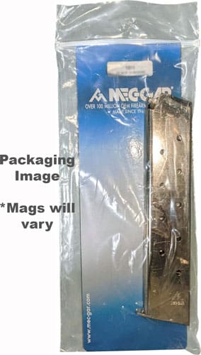 MEC-GAR MAGAZINE 1911 GOVT. - 45ACP 10RD EXTENDED NICKEL