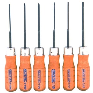 GRACE USA SCREWDRIVER SET - MICRO SET OF 6