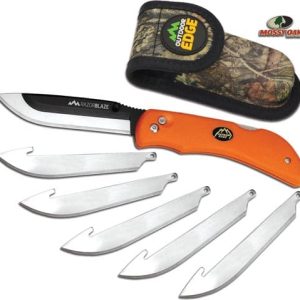 OUTDOOR EDGE RAZOR BLAZE 3.5" - FOLDER W/6 BLADES ORANGE HNDL