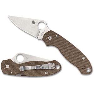 Para 3 Brown Canvas Micarta