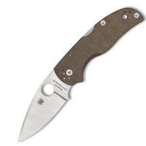 Native 5 Brown Canvas Micarta