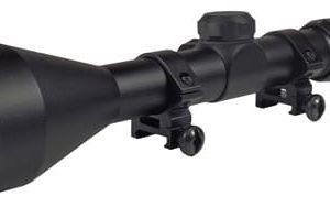 TRUGLO SCOPE BUCKLINE 3-9X50MM - BDC BLACK W/WEAVER RINGS