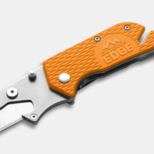 OUTDOOR EDGE UTILIPRO FOLDING - UTILITY KNIFE AND TOOL ORANGE