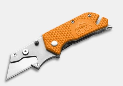 OUTDOOR EDGE UTILIPRO FOLDING - UTILITY KNIFE AND TOOL ORANGE