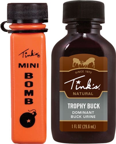 TINKS DEER LURE TROPHY BUCK - URINE W/MINI BOMB 1FL OUNCE