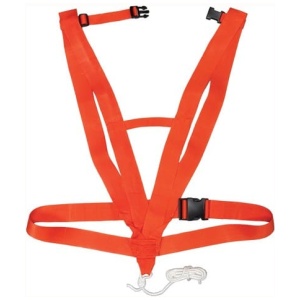 HS DEER DRAG DELUXE BODY - HARNESS STYLE SAFETY ORANGE