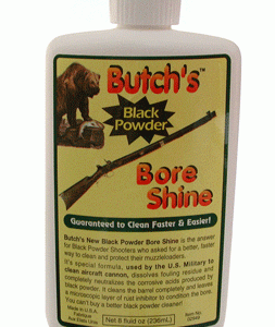 LYMAN BUTCH'S BLACK POWDER - BORE SHINE 8OZ. BOTTLE