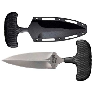 COLD STEEL SAFE MAKER I 4.5" T - SHAPE PUSH KNIFE W/KYDEX SHTH