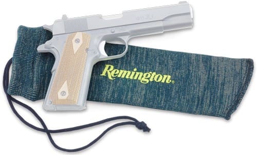 REMINGTON GUN SACK W/SILICONE - MULTI-GREEN 12" LONG