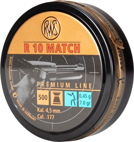 RWS PELLETS 177 R10 MATCH - 7 GRAINS 500-PACK