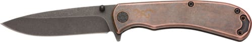 BROWNING KNIFE RIVET FOLDER - 3" COPPER W/FINGER FLIPPER - Image 2