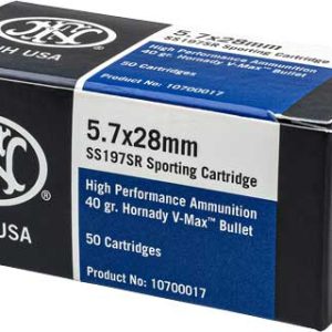 FN 5.7X28 40GR V-MAX SS197SR - 50RD 10BX/CS