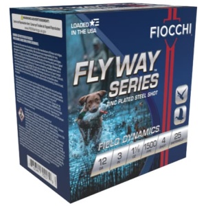 FIOCCHI FLYWAY 12GA 3" 1-1/8OZ - #4 1500FPS 25RD 10BX/CS