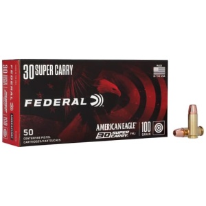 FEDERAL AE 30 SUPER CARRY - 100GR FMJ 50RD 20BX/CS