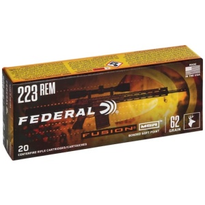FEDERAL FUSION 223 REM 62GR - FUSION MSR 20RD 10BX/CS