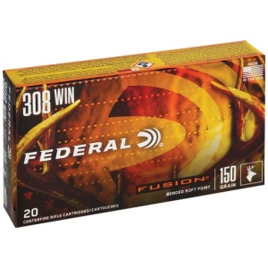 FEDERAL FUSION 308 WIN 150GR - FUSION 20RD 10BX/CS