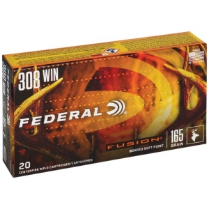 FEDERAL FUSION 308 WIN 165GR - FUSION 20RD 10BX/CS