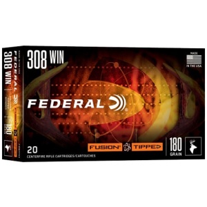 FEDERAL FUSION 308 WIN 180GR - TIPPED FUSION 20RD 10BX/CS