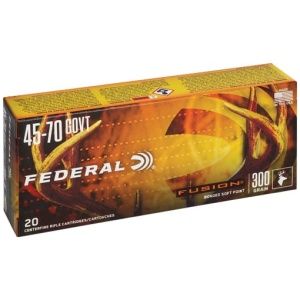 FEDERAL FUSION 45-70 GOV 300GR - FUSION 20RD 10BX/CS