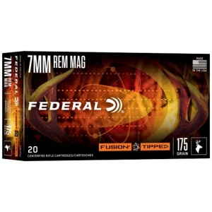 FEDERAL FUSION 7MM REM MAG - 175GR TIP FUSION 20RD 10BX/CS